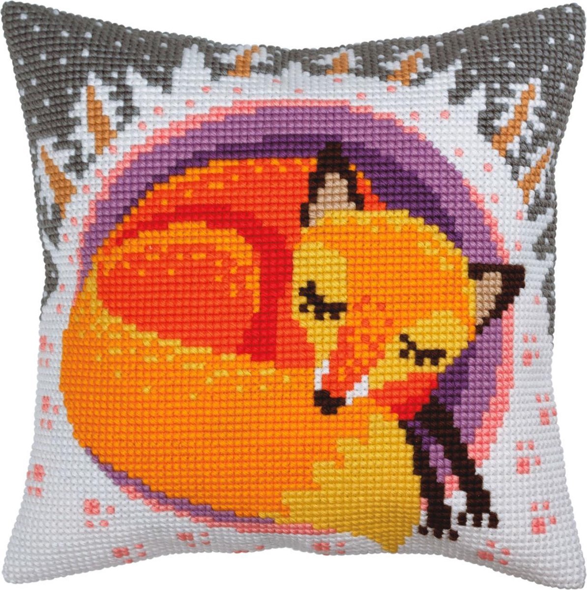 Kussen borduurpakket Winter dreams - Collection d'Art