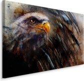 Schilderij Arend (print op canvas), 4 maten, bruin, premium print