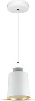 V-tac Hanglamp Vt-7333 Led 400 Lumen 12 Cm Staal/acryl Wit