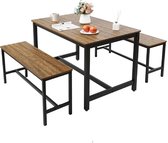 NumberOne Eettafels - Eettafel Set - Eettafel - Eettafel Hout - Retro