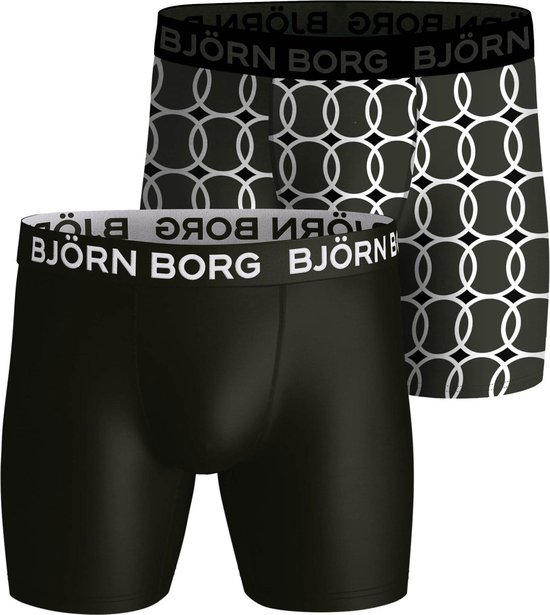 Björn Borg Boxershort Performance - Sportonderbroek - 2 stuks - Heren -  Maat L - Groen | bol.com