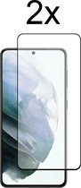 Samsung S21 FE Screenprotector - Beschermglas Samsung galaxy S21 FE Screen Protector Glas - Screenprotector Samsung S21 FE - Full cover - 2 stuks