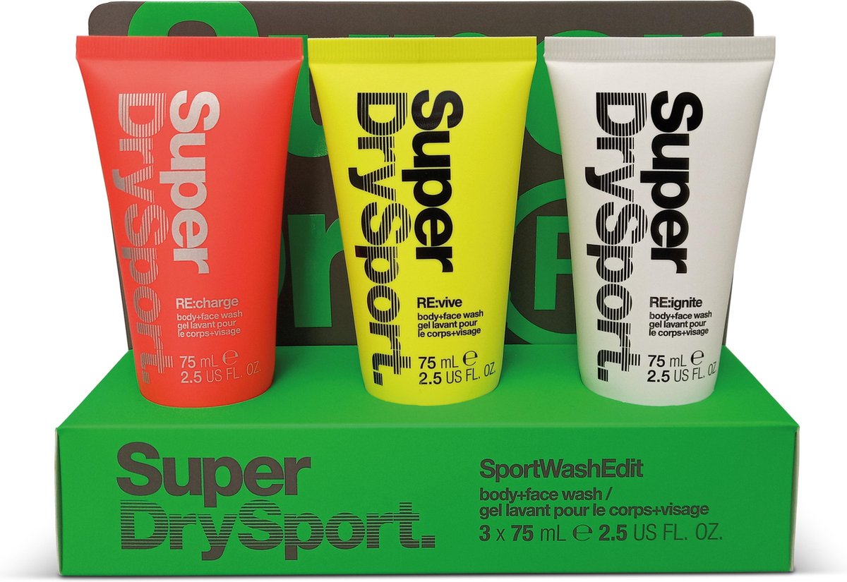 Superdry Sport - Sport Wash Edit - 3 x 75ml | bol.com