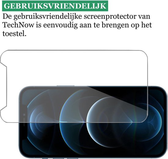 Hoesje geschikt voor iPhone 12 Transparant Shock Case - 2x Screenprotector Glas + 2x Camera Screen Protector