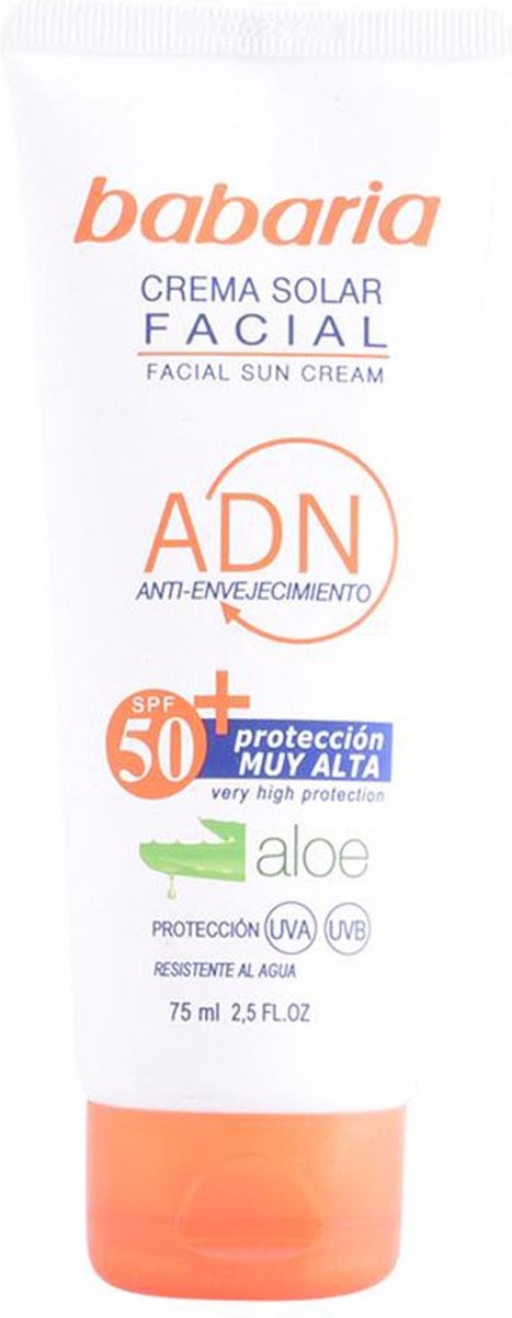 Goedkoopste Zonnebrand crème Babaria Spf 50 (75 ml) 50 (75 ml