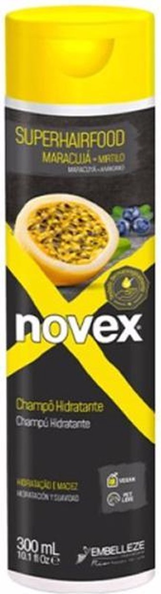 Novex SuperFood Passion Fruit & Blueberry Vegan Shampoo & Conditioner Set