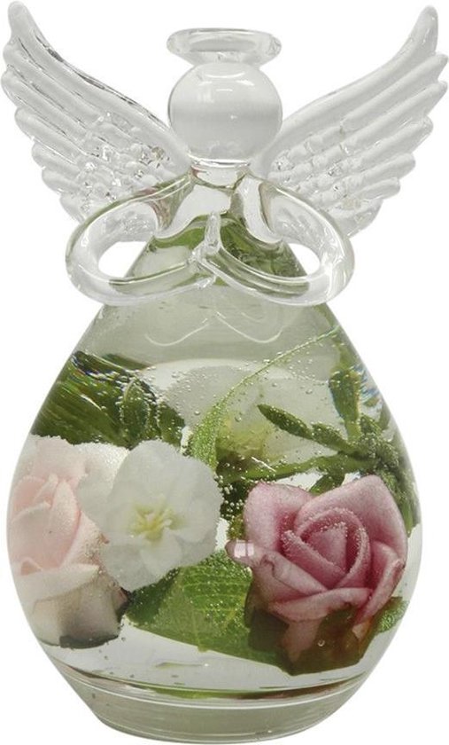 Verre cristal ange gardien Exclusif fleurs ange Lovely 10 cm de haut