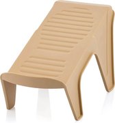 Set van 4x organiserstandaard voor schoenen Dunya - crème kleur