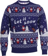 Foute Kersttrui Dames & Heren - Christmas Sweater "Let it Snow" - Kerst trui Mannen & Vrouwen Maat XXXL