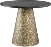 PTMD Yvette Ronde Tafel - H40 x Ø50 cm - Metaal - Goud