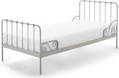 Metalen Bed 90x200 grijs