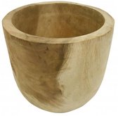 Pot Suar wood D25H30cm
