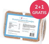 Protiplan | Proteïne Panini Broodjes | 4 x 65 gram | Koolhydraatarm Brood