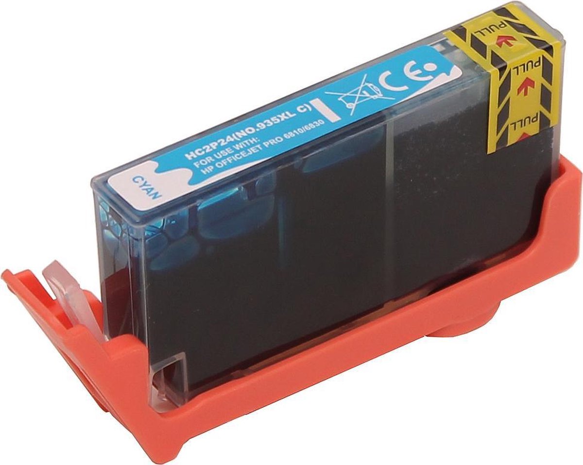Inkmaster Premium Huismerk nkt cartridge voor HP 935XL C cyaan Blauw | 1 inktcartridge voor HP OfficeJet 6800, 6812, 6815, 6820, 6825, Pro 6230, Pro 6800 Series, Pro 6830, Pro 6835