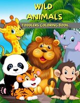 Wild Animals Toddlers Coloring Book