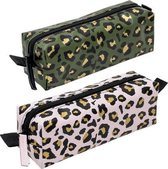 Etui - Stay Wild - pennenzak groen