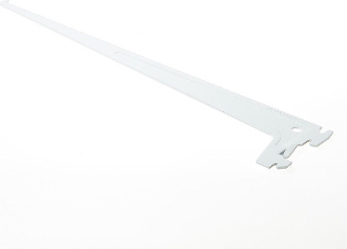 Drager Element enkel 2-haaks sys 50 staal wit 40cm 10105-00601
