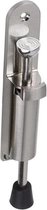 BrightWise® Deurstopper Elegant design Muurvast ontwerp – Deurstoppers voor buiten - Deurstopper binnen – Deurstopper buiten - Deurbuffer - Deurvastzetter – Deurklem - Hoogwaardig metaal - Zilver