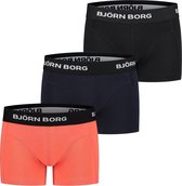 Björn Borg Essential Onderbroek - Jongens - Oranje - Navy - Zwart - Wit
