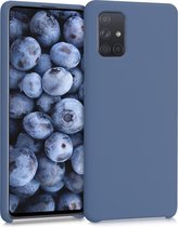 kwmobile telefoonhoesje voor Samsung Galaxy A71 - Hoesje met siliconen coating - Smartphone case in sering