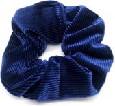 Scrunchie rib | Blauw