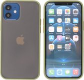 iPhone 12 Mini Hoesje - Back Cover Telefoonhoesje - Groen