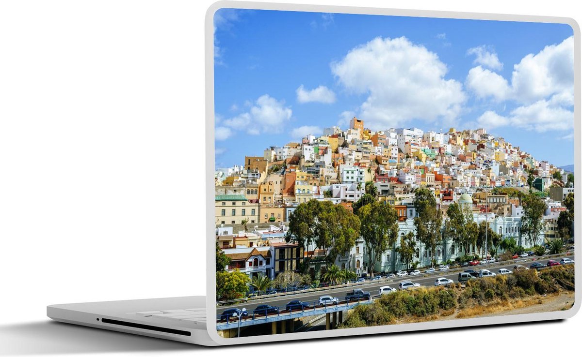 Laptop sticker - 15.6 inch - Het stadsaanzicht Risco de San Juan gelegen in Gran Canaria