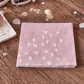 Riviera Maison- Paper Napkin Happy Heart - Servet - Papier