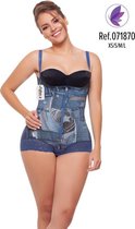 Fajitex - Colombiaanse Faja - Shapewear 071870 jeans 10 Step-in - Drukpak BBL Liposuctie Buikwandcorrectie