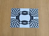 YaelArt Placemats Cirkelend - 2 Stuks - Handmade - Modern