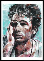 Jeff Buckley schilderij (reproductie) 51x71cm