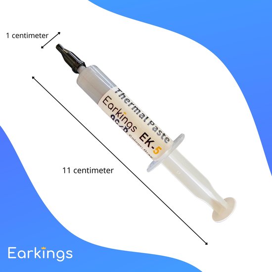 Koelpasta Thermal Paste - CPU Koeler 5 Gram - EarKings Koelpasta CPU