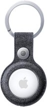 Alcantara AirTag Key Ring - Space Grey