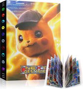 pokemon Verzamelmap - 432x kaarten - 9 pocket - Portfolio - Pokemon -  A4 - Binder - Card Sleeves - Celebrations - Album - Pikachu Detective