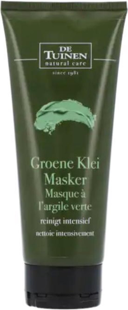De Tuinen Groene Klei Masker 200ml - Vegan - Groene leem is sterk reinigend  - 100%... | bol.com