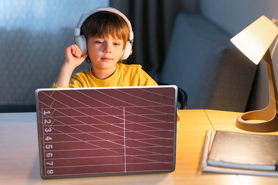 Sticker pour ordinateur portable - 10,1 pouces - Vue aérienne d'une piste de course