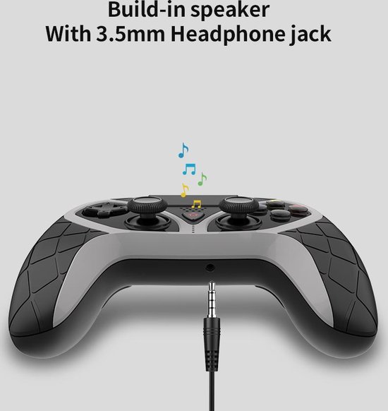 MOJO Controller Wireless Double-Shock met Paddles - Geschikt voor PS4/PS3/PC - MOJO