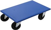 Meubelhondje 60x40 cm Blauw 500 kg Rubber Wiel