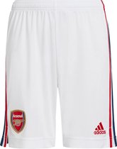 adidas Arsenal Thuis Short Sportbroek - Maat 176  - Unisex - wit - rood - blauw