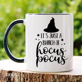 Hocus pocus - Customized mokken en bekers - mokken met tekst - mokken - bekers - cadeautje - cadeau voor vrouw - cadeau vor man - keramiek servies - cadeautje voor haar - cadeautje voor hem