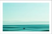 Walljar - Swimming In The Sea - Muurdecoratie - Poster met lijst