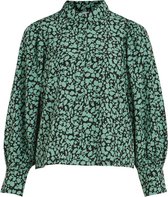 VILA VISTEFANIE L/S SHIRT /Black Dames Blouse - Maat 36