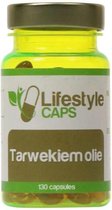 Tarwekiem Olie [Lifestyle Caps, 130 capsules] - bloeddruk verlagend - bevordert vetverbranding - Vitamine E - helpt bij huidirritaties - stimuleert bloedsomloop - ondersteund zenuw