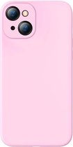 Baseus Liquid Apple iPhone 13 Hoesje Siliconen Roze