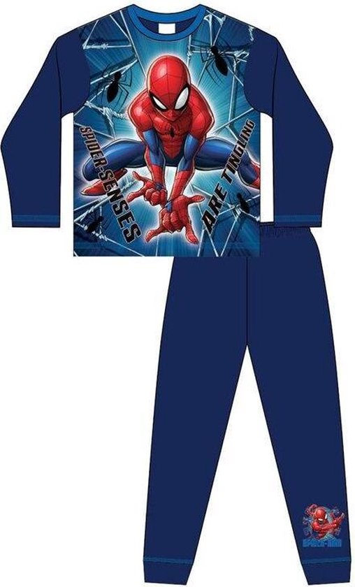 Spiderman - kinder/tiener - pyjama - Spider Senses - maat 104/110 | bol.com