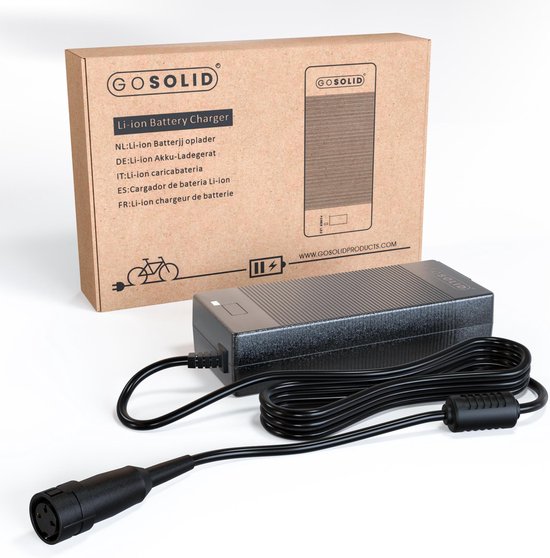 GO SOLID! ® Oplader geschikt voor Gazelle Innergy - 48V 2A van GO SOLID! — afbeelding 3