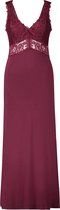 Hunkemöller Nachtmode Dames Slipdress Nora Lace Long  - Rood - maat L