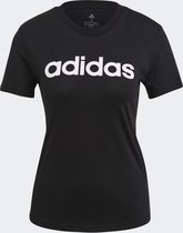 adidas Loungewear Essentials Slim Logo Dames T-shirt - Maat L