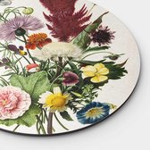 Muurcirkel Bouqet of Flowers Round - Papier - Meerdere Afmetingen & Prijzen