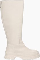 Tango | Romy welt new 7-b bone white leather high boot - bone white sole | Maat: 40